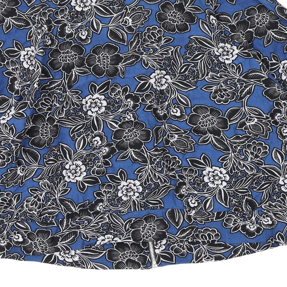 Atmosphere Womens Blue Floral  Jacket  Size 14