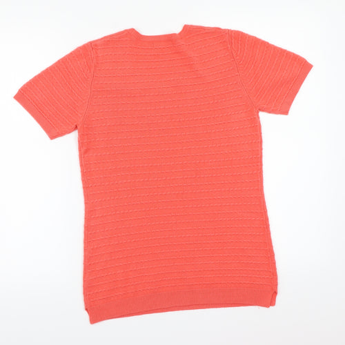 Papaya Womens Pink  Knit Pullover Jumper Size 8