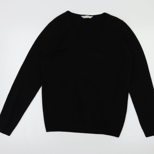 Love knitwear Womens Black   Pullover Jumper Size 10