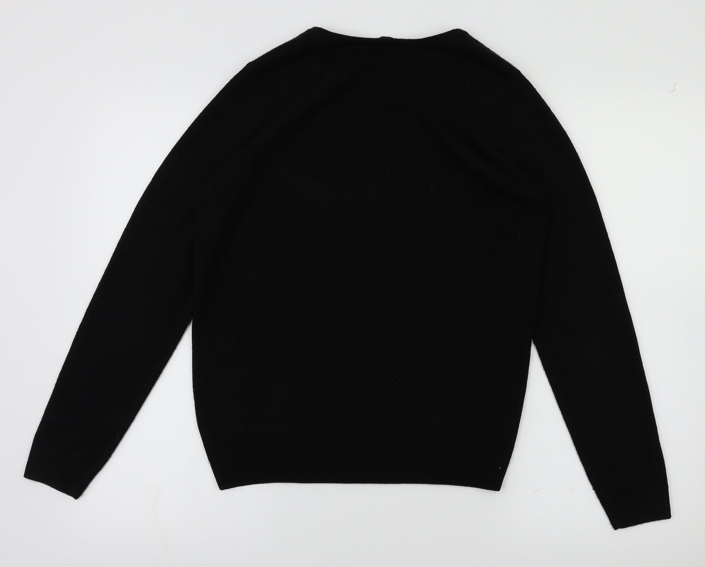 Love knitwear Womens Black   Pullover Jumper Size 10