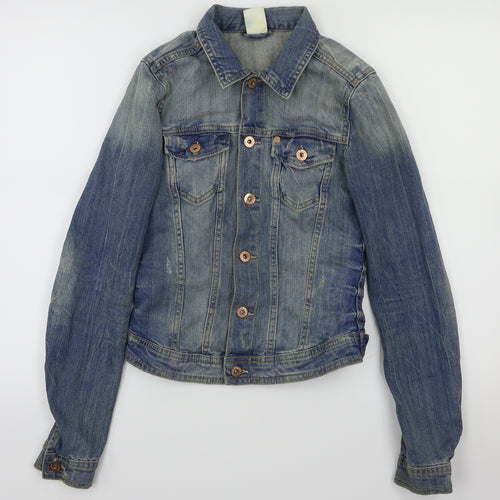 H&M Womens Blue   Jacket  Size 4