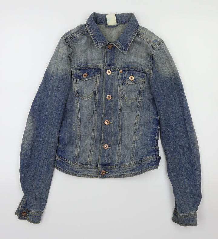 H&M Womens Blue Jacket Size 4