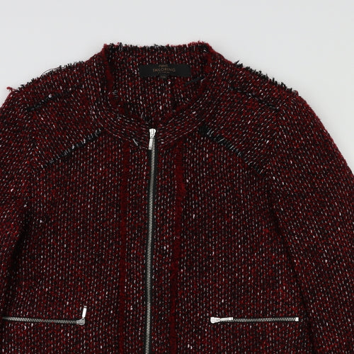 NEXT Womens Red Check  Jacket Coat Size 14