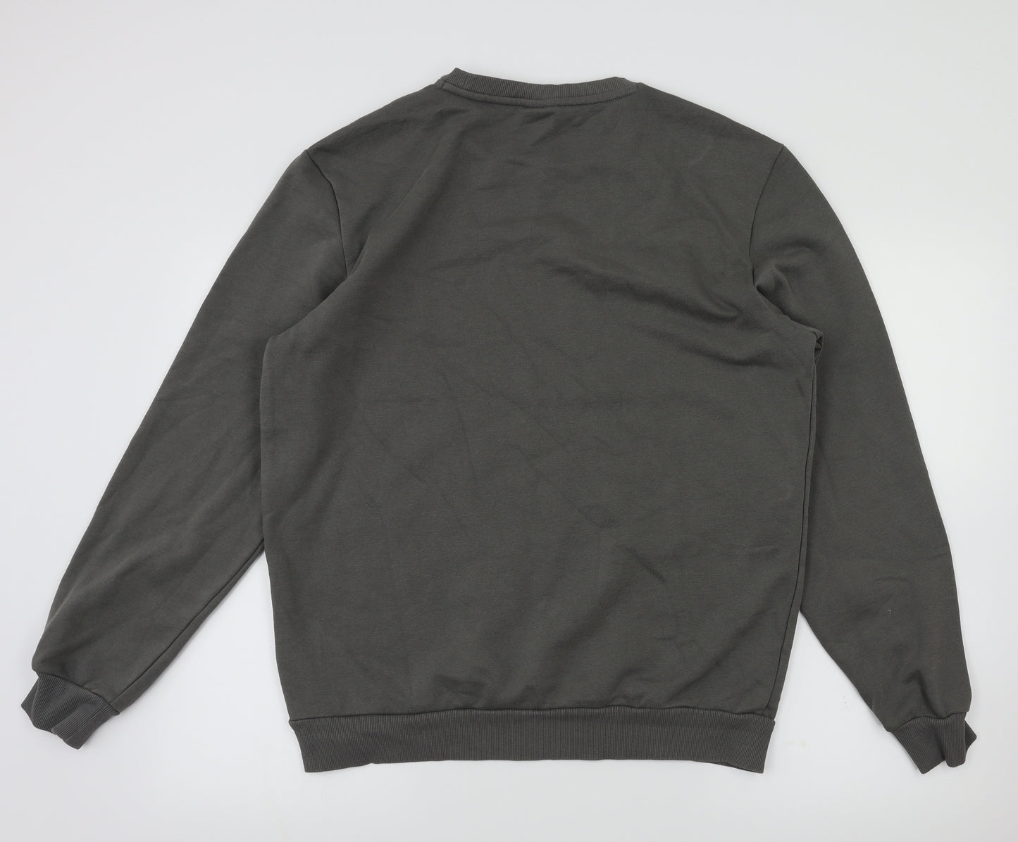 PUMA Mens Grey   Pullover Sweatshirt Size M