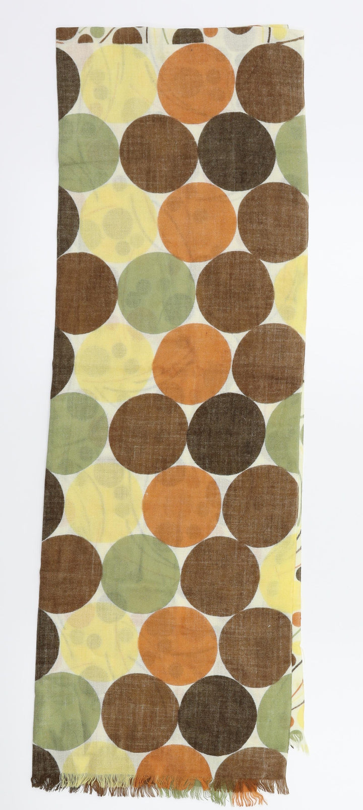 Preworn Womens Multicoloured Polka Dot Scarf