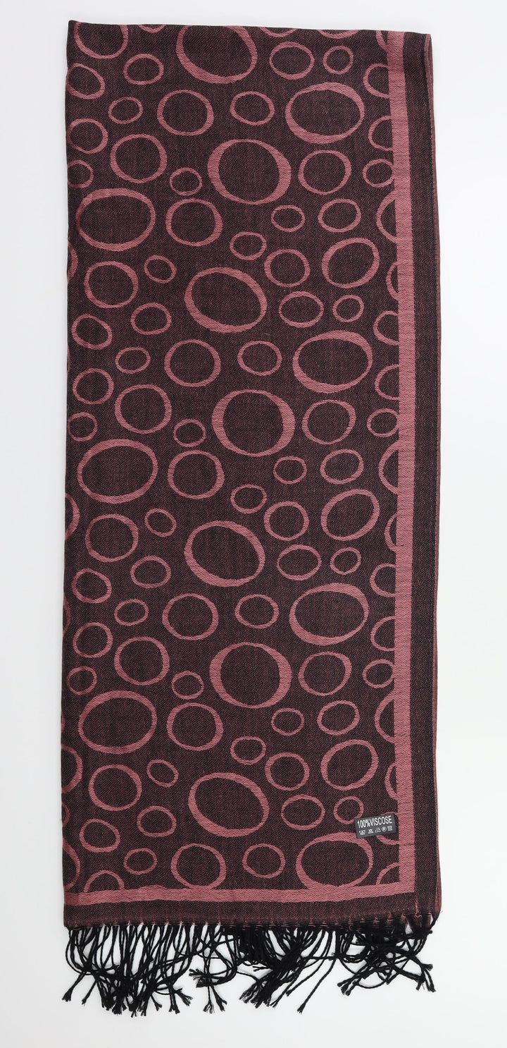 Preworn Womens Pink Floral   Scarf
