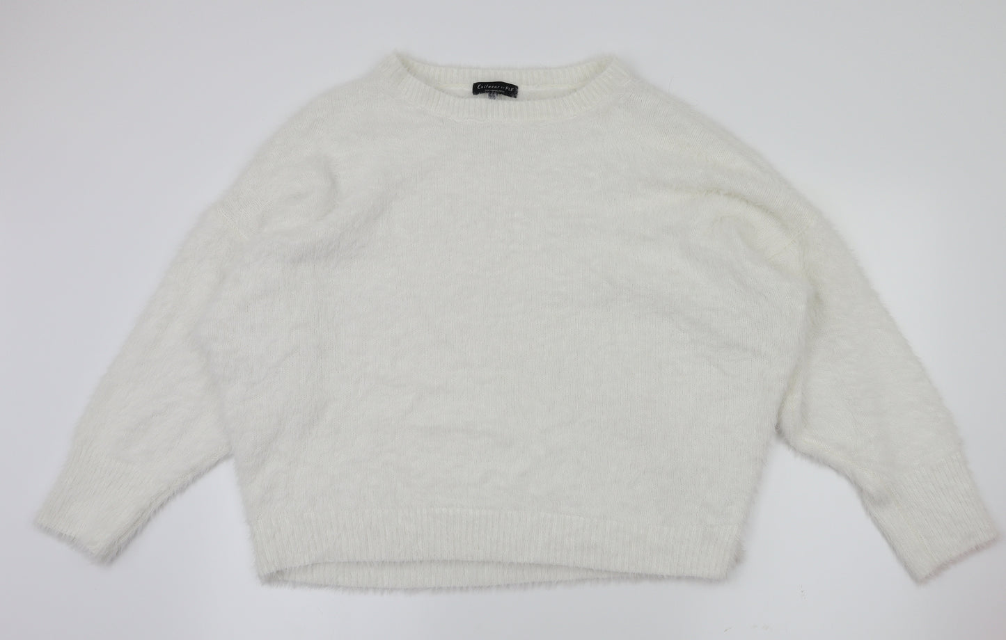 F&F Womens White   Pullover Jumper Size 18