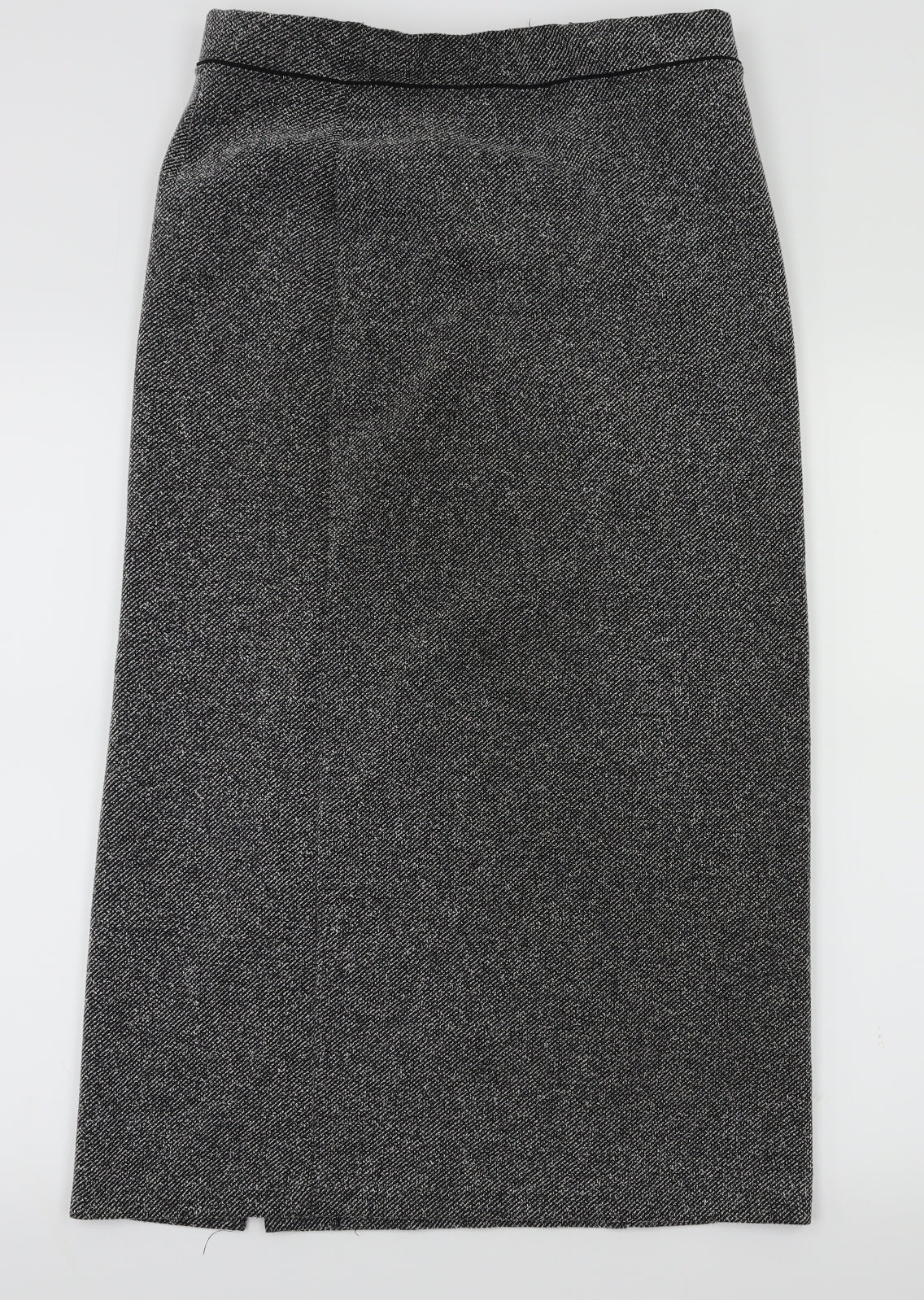 m&s Womens Grey   A-Line Skirt Size 10