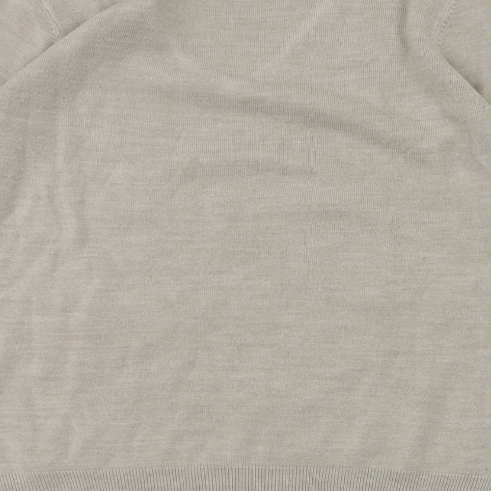 Debenhams Womens Beige   Basic T-Shirt Size 12