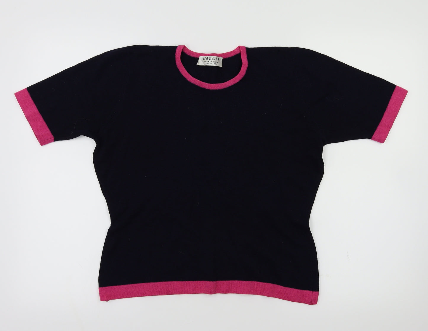 Jaeger Womens Blue   Basic T-Shirt Size 8