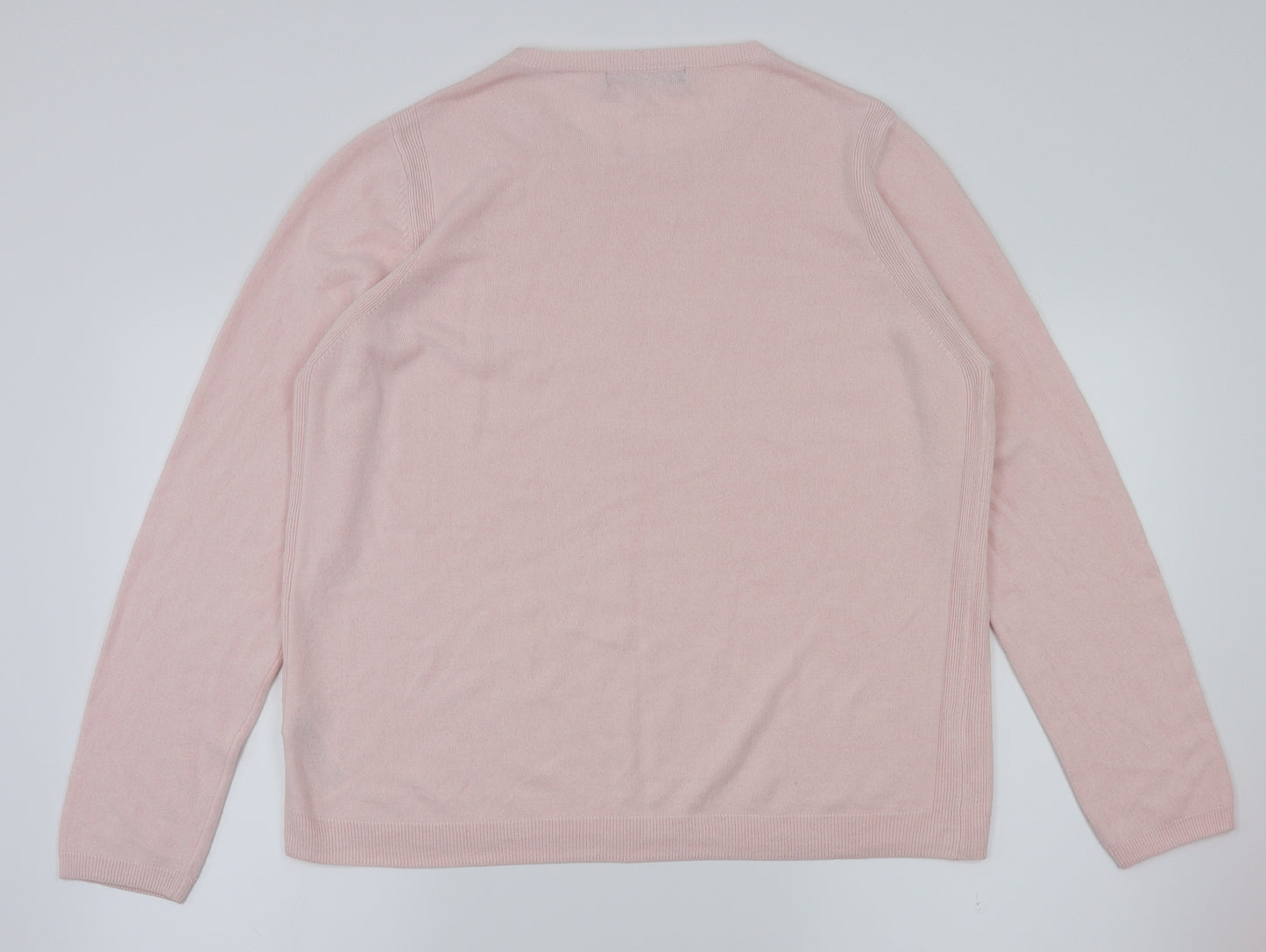 m&s Womens Pink   Basic T-Shirt Size 18