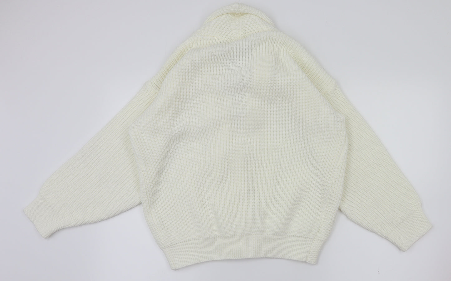 MISS BABBIT Womens Ivory   Cardigan Jumper Size S