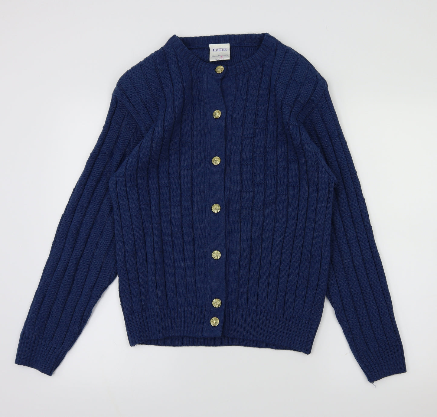 Eastex Womens Blue   Cardigan Jumper Size M