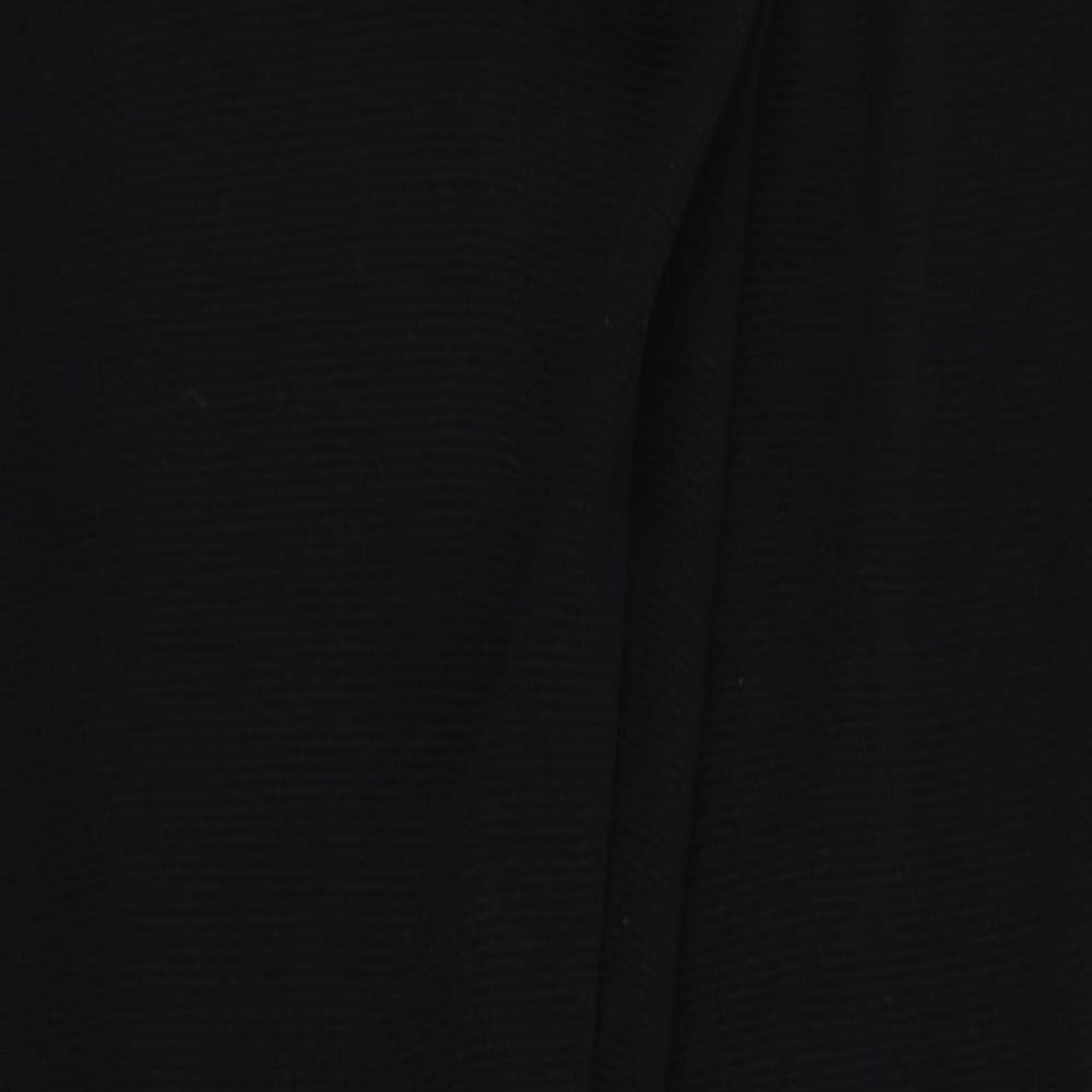 Papaya Womens Black   Trousers  Size 12 L28 in - Stretch waistband