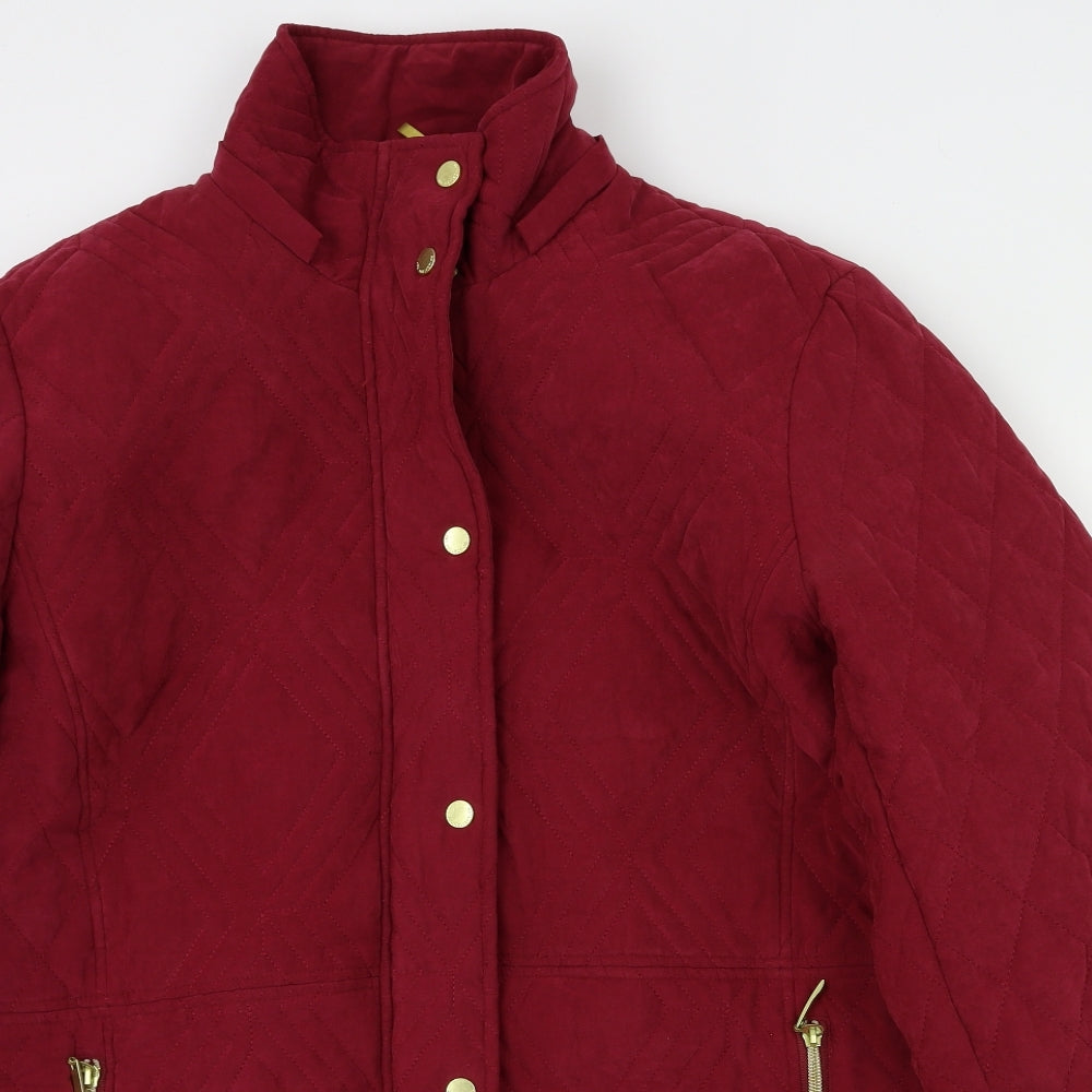 JBC Womens Red   Jacket Coat Size 18