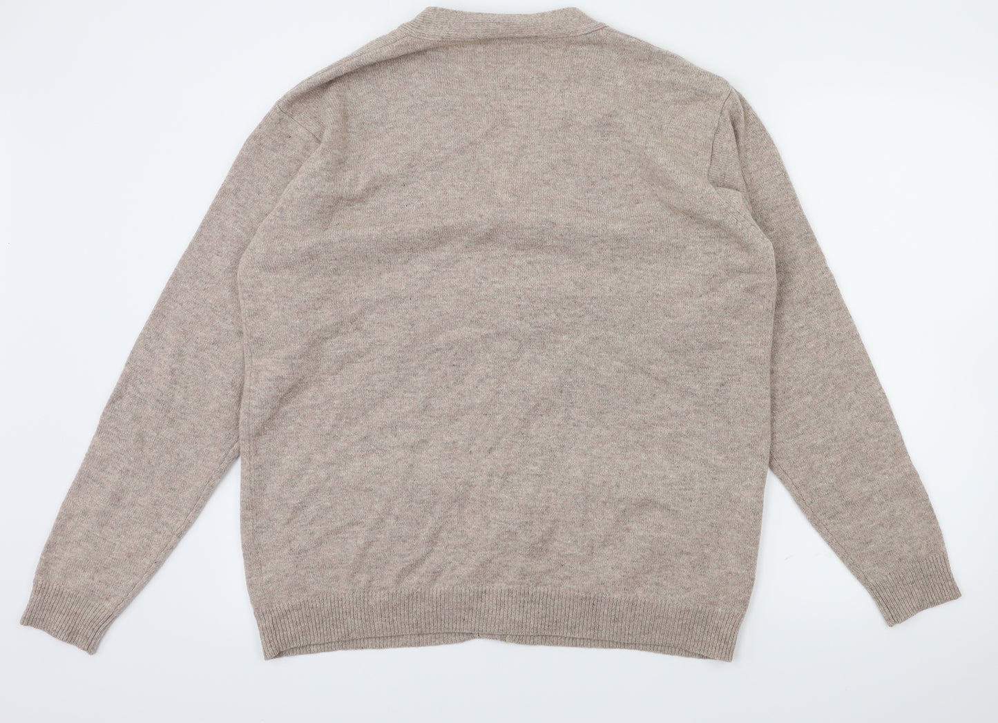 Woolovers Womens Beige   Cardigan Jumper Size M