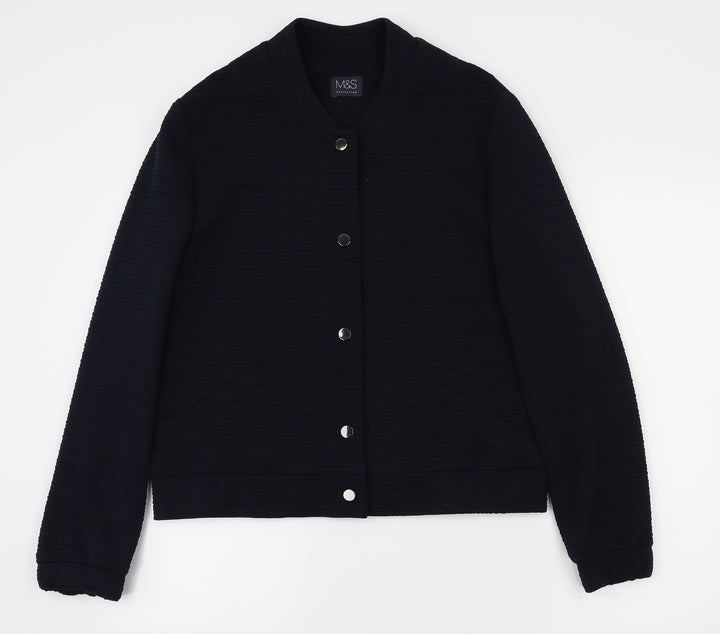 M&S Womens Blue Jacket Size 12