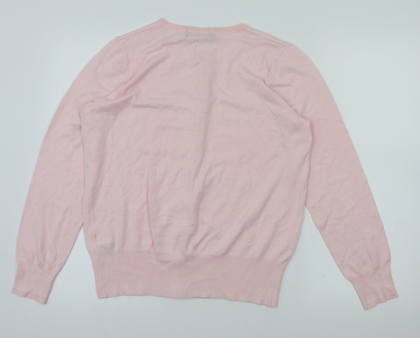 M&S Womens Pink   Cardigan Jumper Size 16