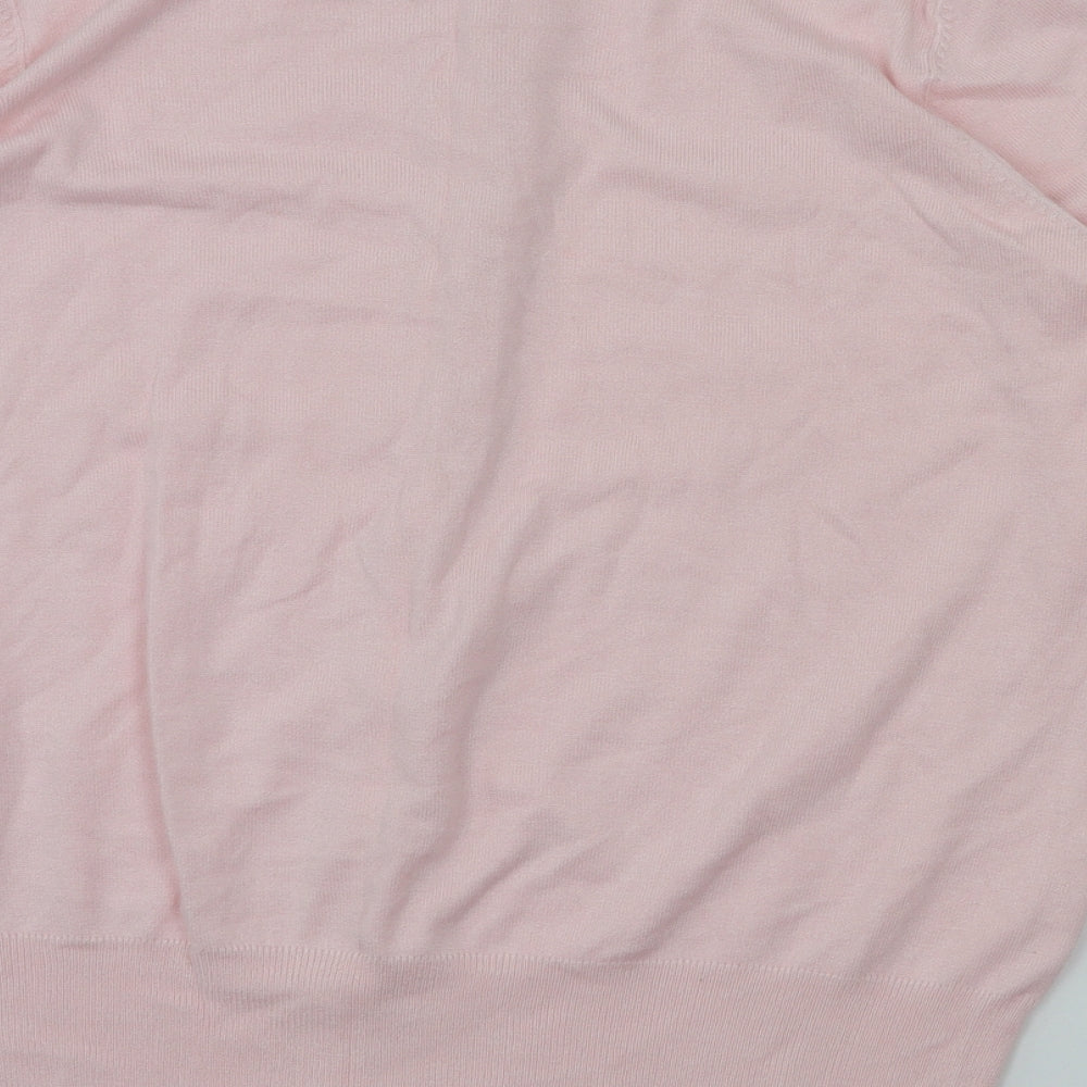M&S Womens Pink   Cardigan Jumper Size 16