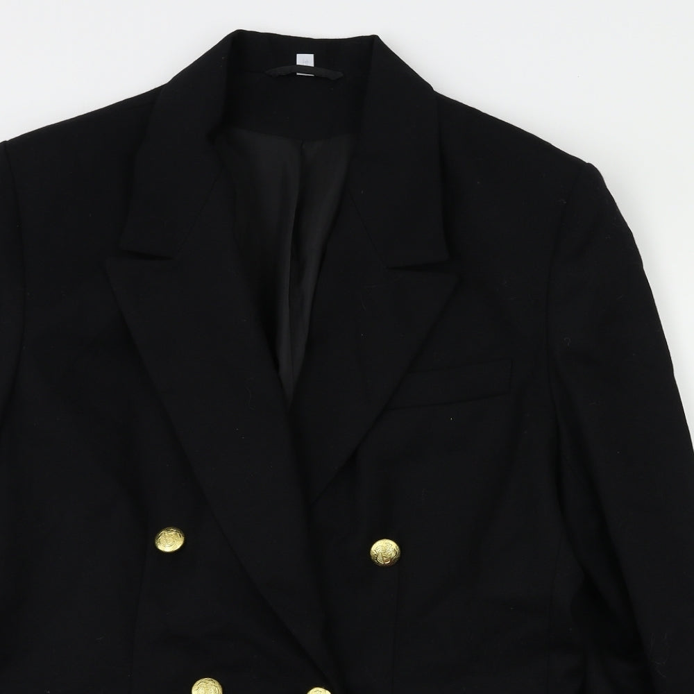 House of Fraser Womens Black   Jacket Blazer Size 14