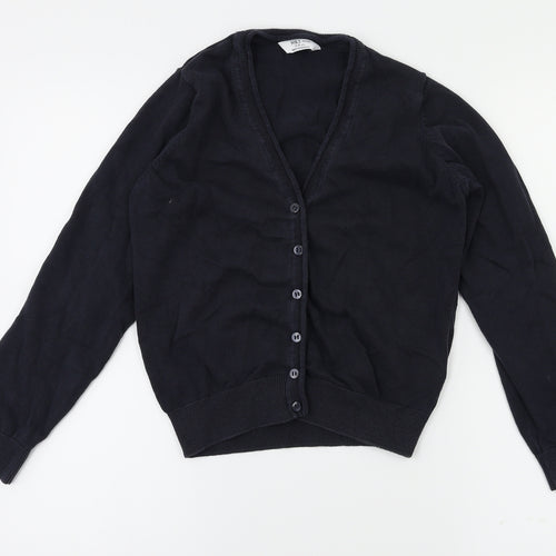 M&S Girls Blue   Cardigan Jumper Size 9-10 Years