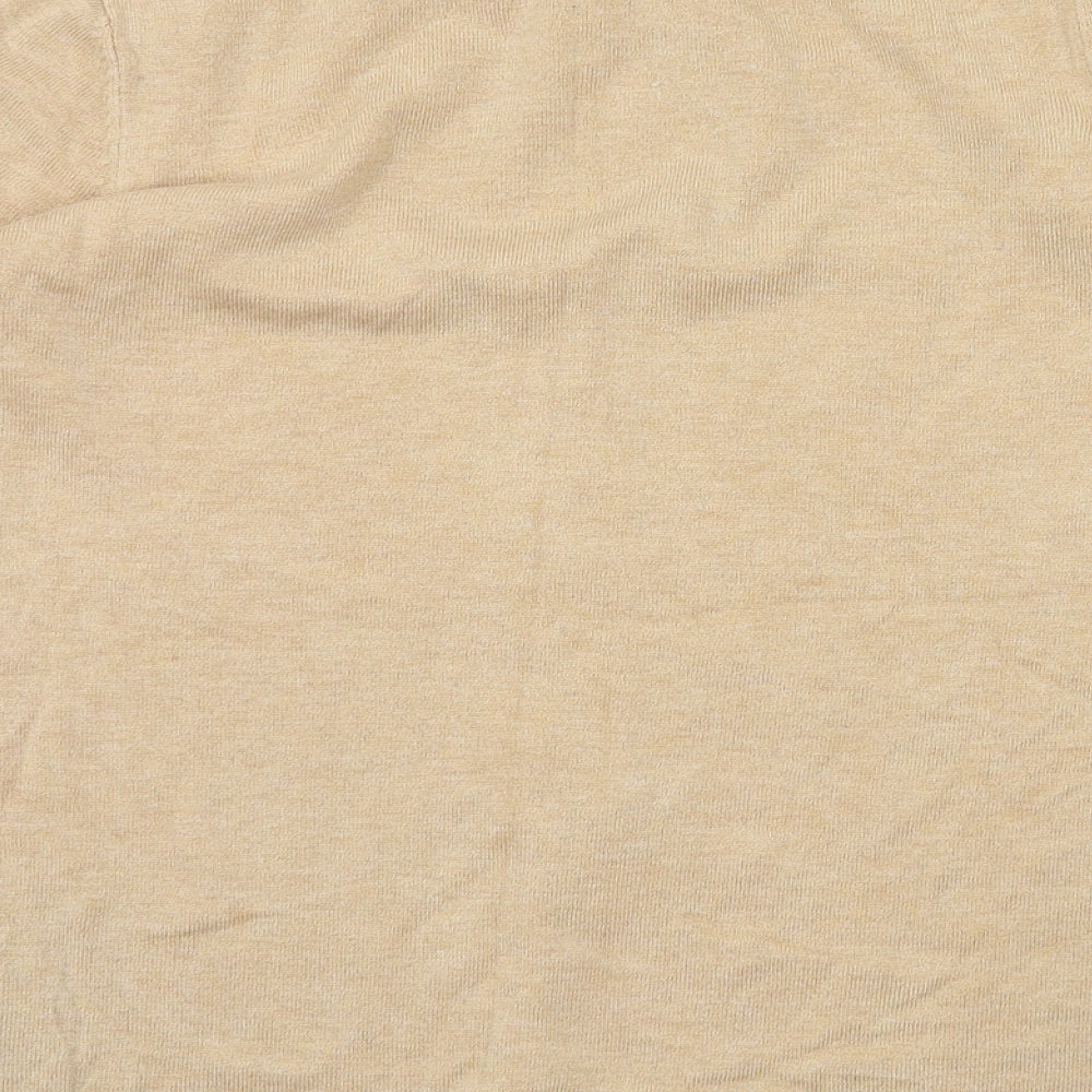M&S Womens Beige   Basic T-Shirt