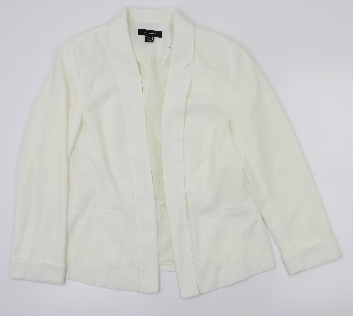 Primark Womens White   Jacket Blazer Size 14
