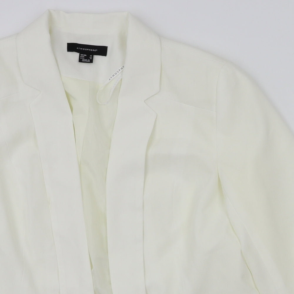 Primark Womens White   Jacket Blazer Size 14