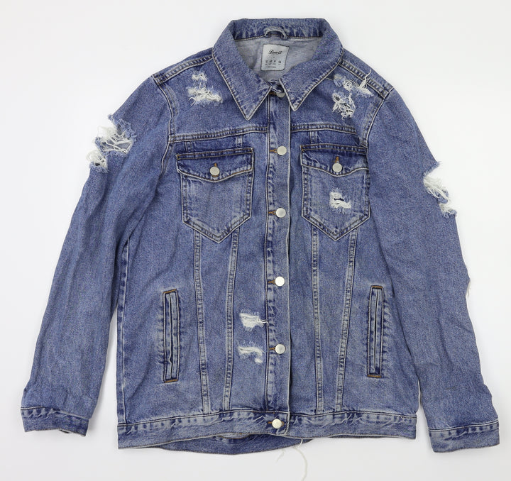 denim &co Womens Blue Jacket Size 12