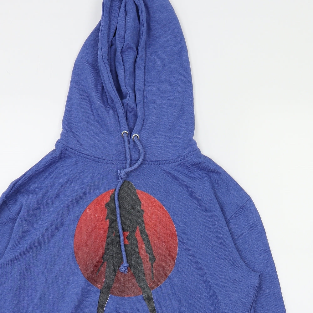 Lane Seven Mens Blue   Pullover Hoodie Size M