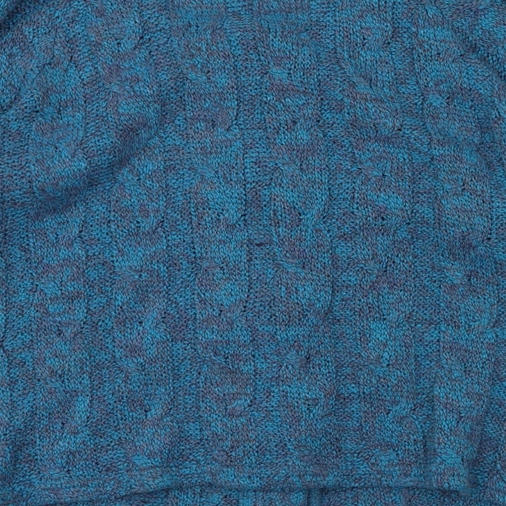 m&s Womens Blue   Cardigan Jumper Size XL