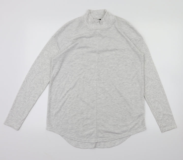 next Womens Grey Basic T-Shirt Size 12