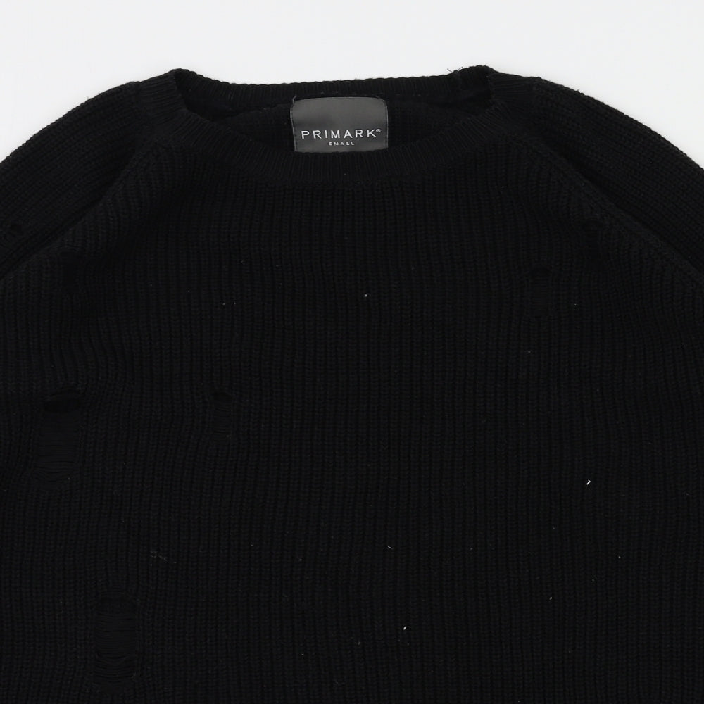 Primark Womens Black   Pullover Jumper Size S