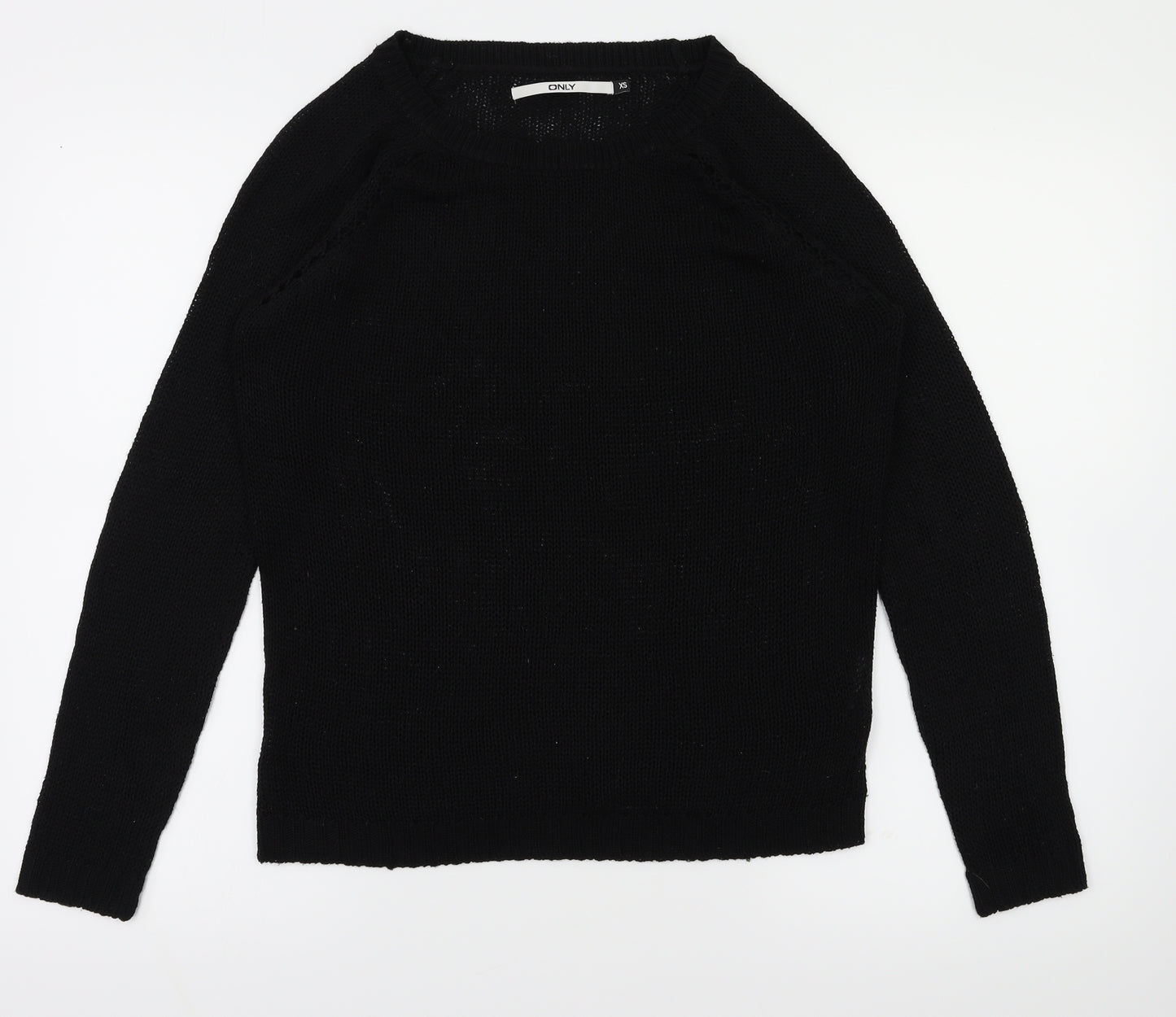 Only Womens Black   Basic T-Shirt Size XS