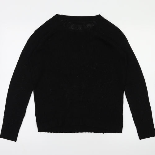 Only Womens Black   Basic T-Shirt Size XS