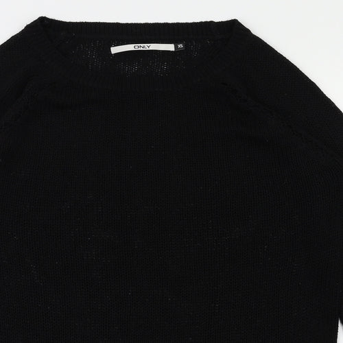 Only Womens Black   Basic T-Shirt Size XS