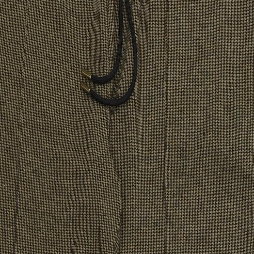 M&S Womens Brown Check  Trousers  Size 20 L27 in - Stretch waistband