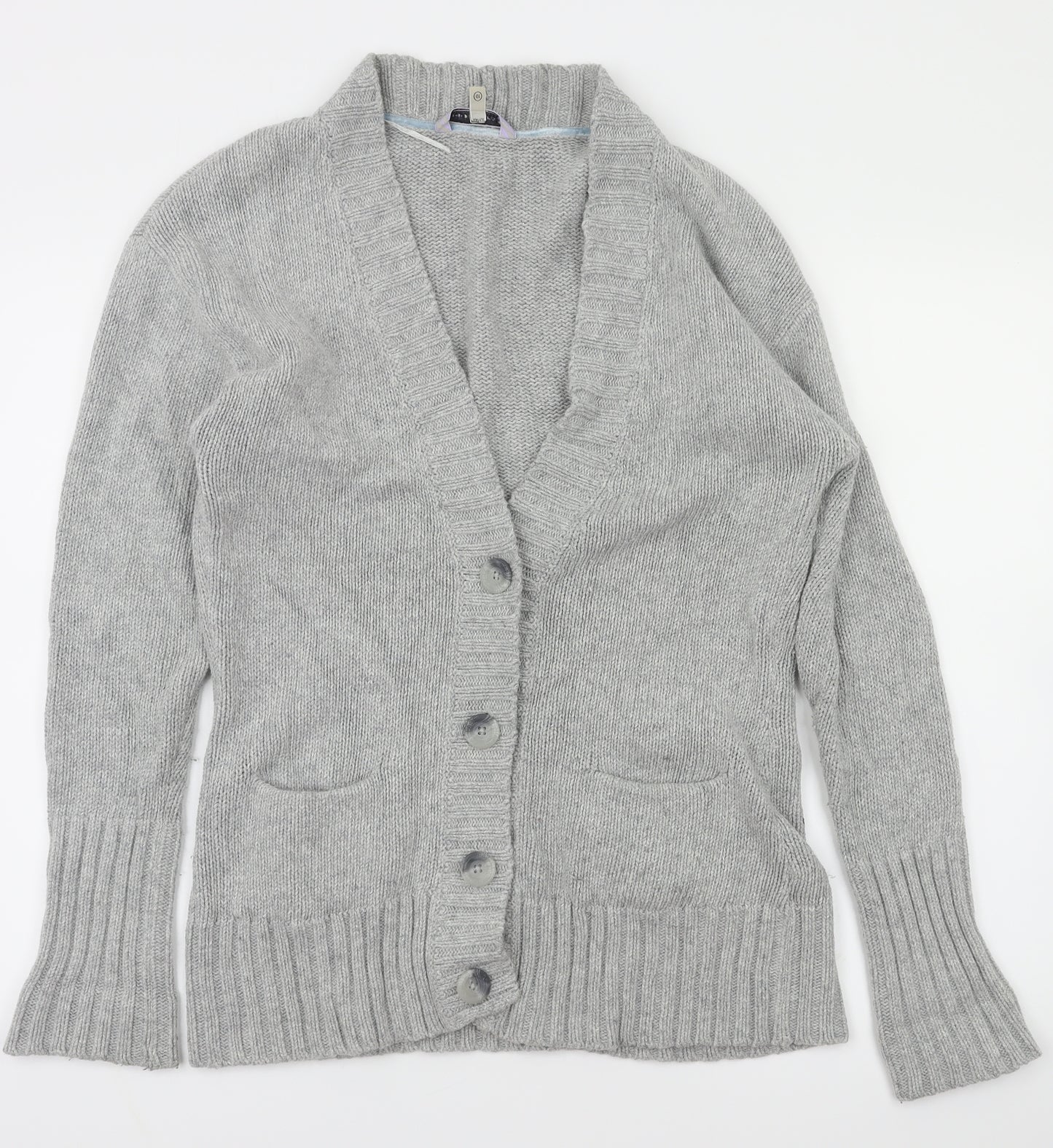 Climb high  Womens Grey   Cardigan Jumper Size 10
