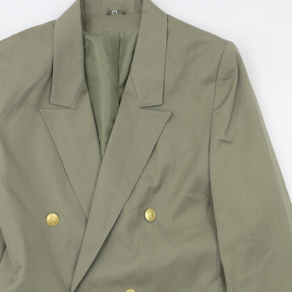 House of Fraser Womens Beige   Jacket Blazer Size 14