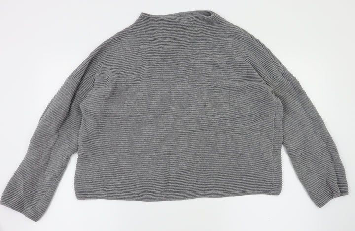 H&M Womens Grey Pullover Jumper Size M