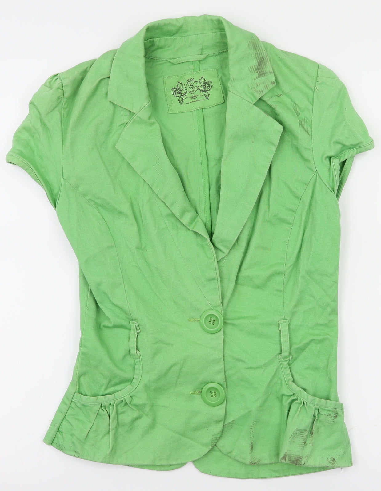 New Look Womens Gold   Jacket  Size 8