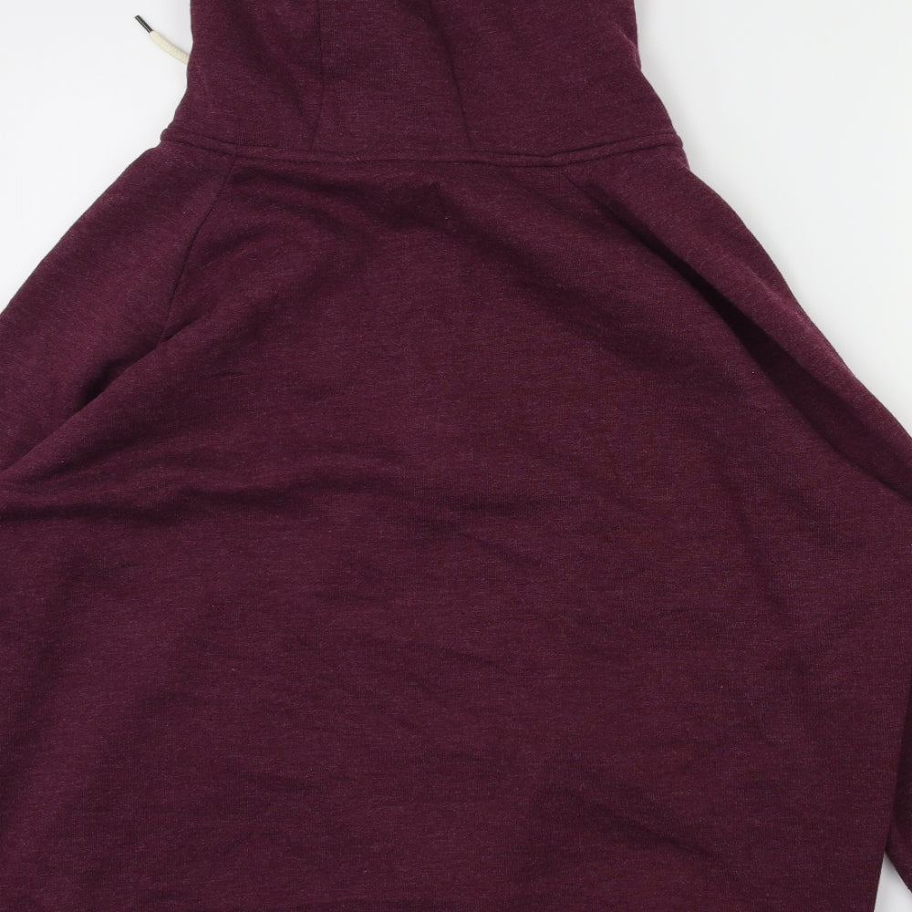 Cedar Wood State Mens Purple   Full Zip Hoodie Size XL