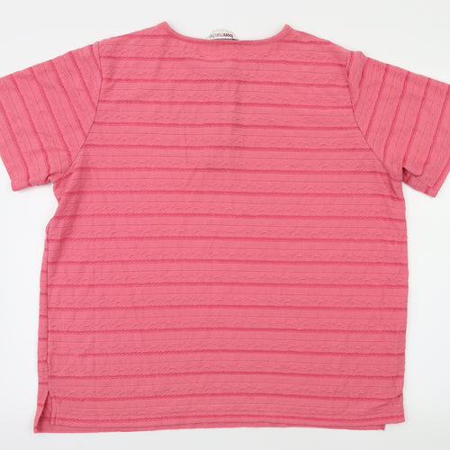 Bonmarché Womens Pink   Basic T-Shirt Size L
