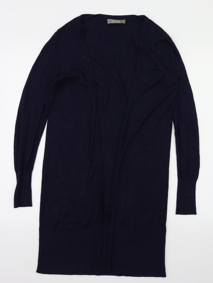 Oasis Womens Blue Cardigan Jumper Size S