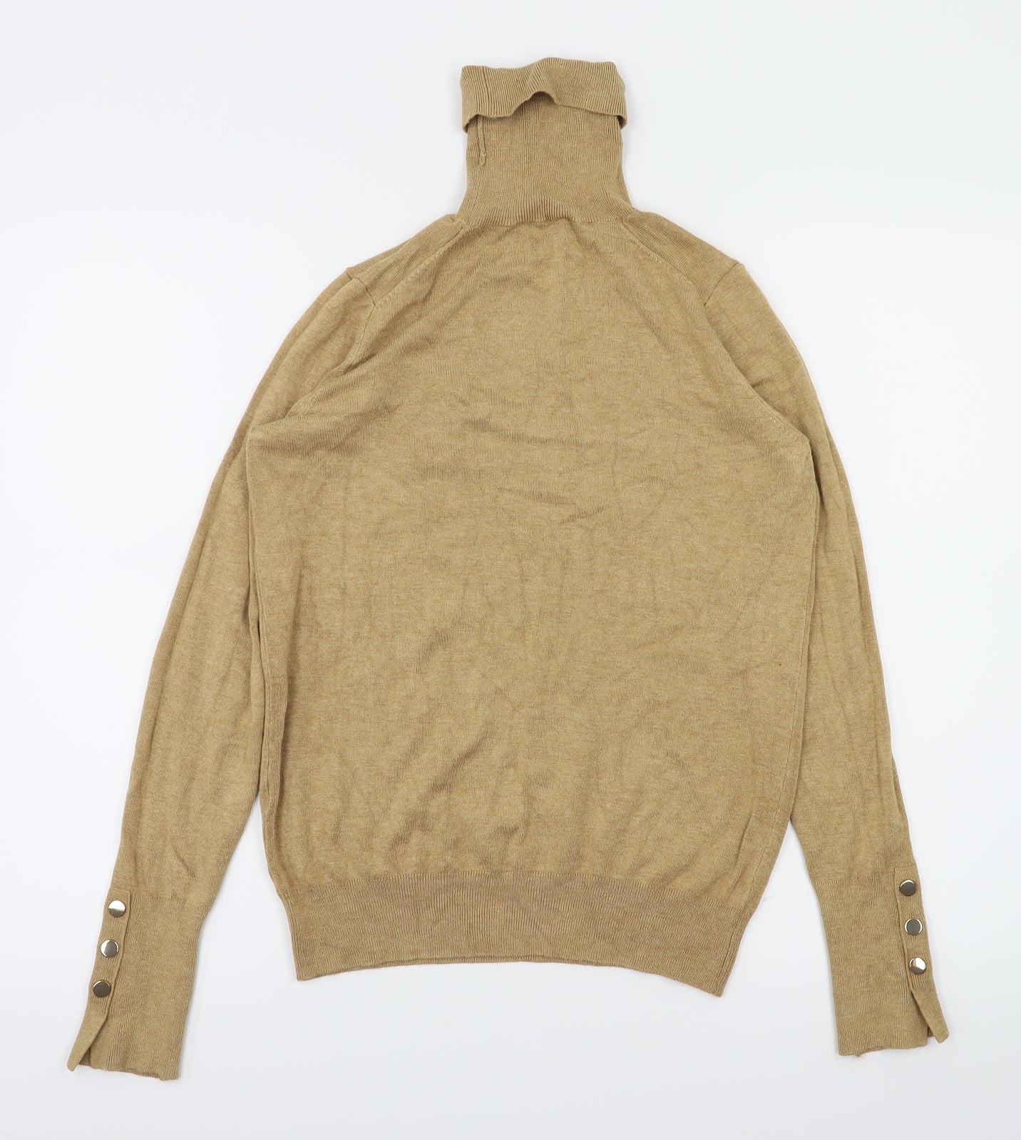 Zara Womens Beige   Basic T-Shirt Size S