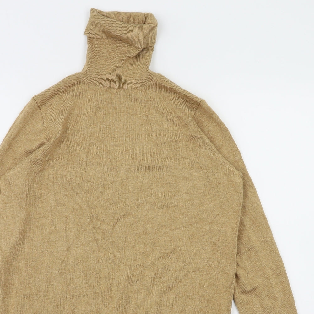 Zara Womens Beige   Basic T-Shirt Size S