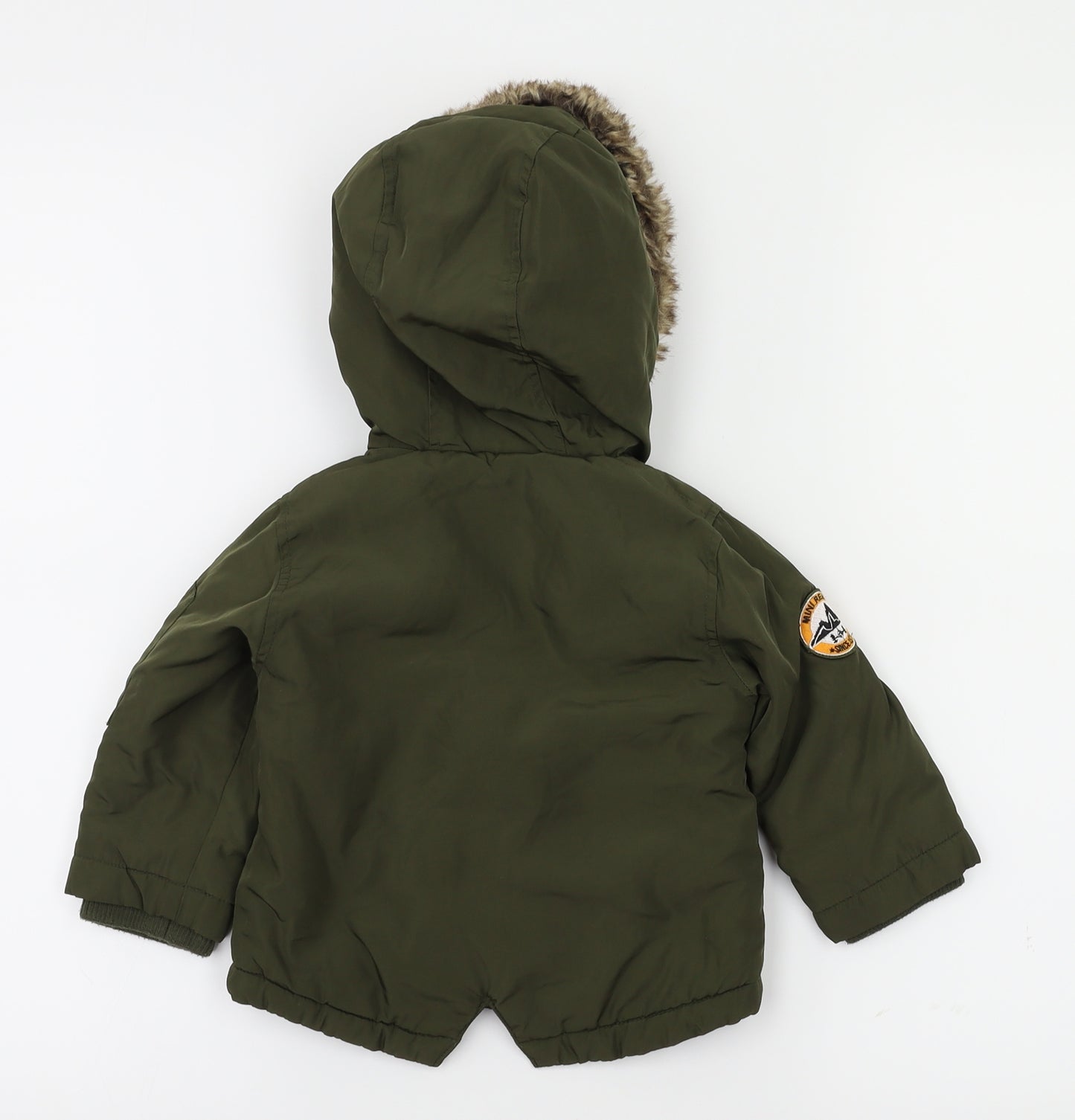 Mini Rebel  Green Ikat  Basic Coat Coat Size 9-12 Months