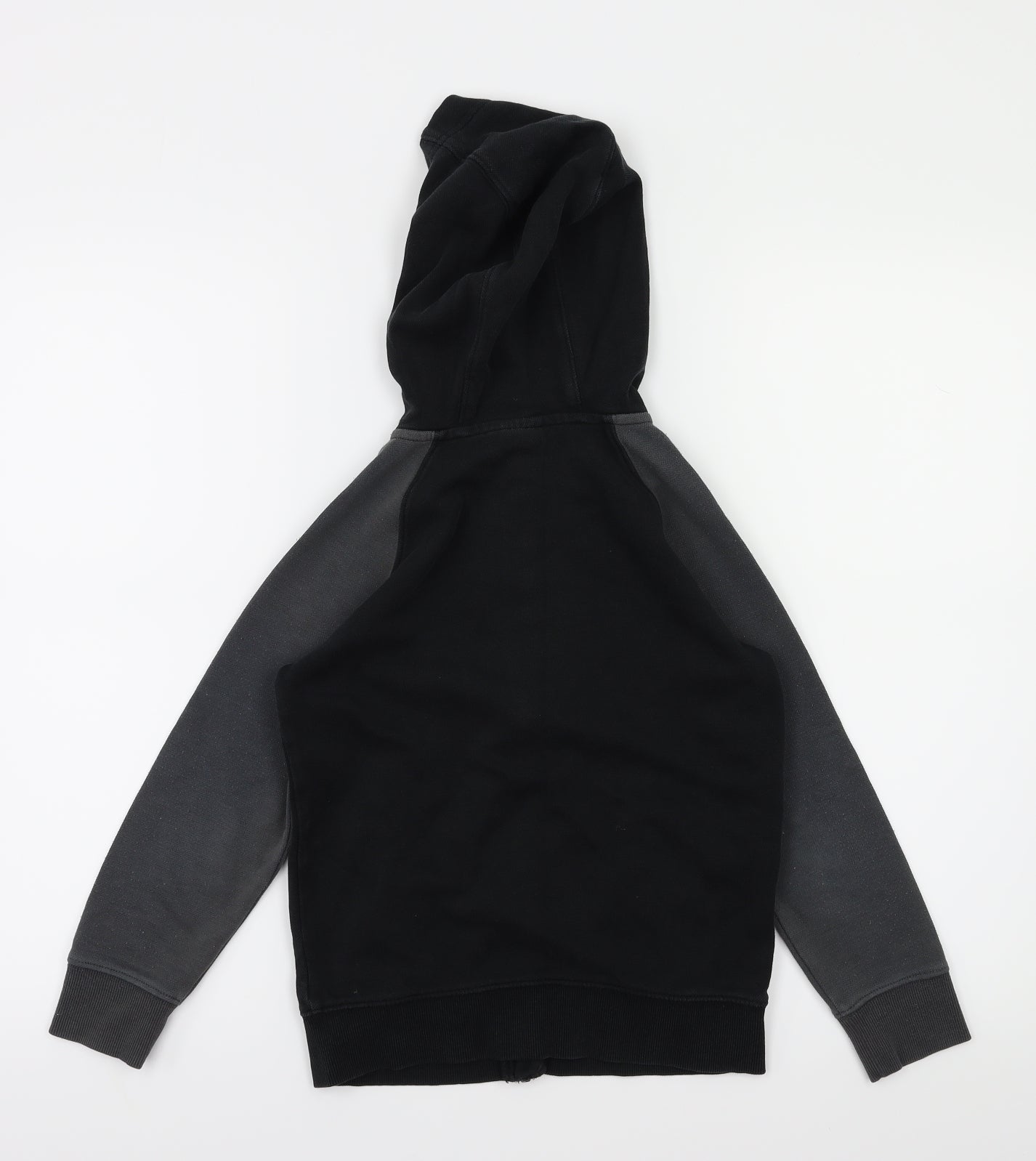 F&F Boys Black   Full Zip Hoodie Size 7-8 Years