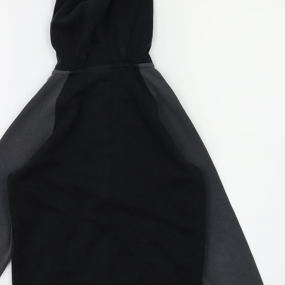 F&F Boys Black   Full Zip Hoodie Size 7-8 Years