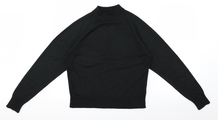 BHS Womens Black Knit Pullover Jumper Size 10
